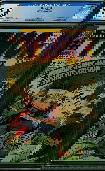 THOR #132, CGC 9.6 NM+ -- 1st Ego the Living Planet 