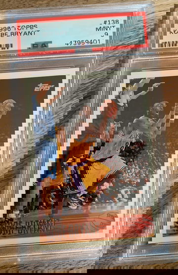 Kobe Bryant 1996 topps rc 138 psa 9 