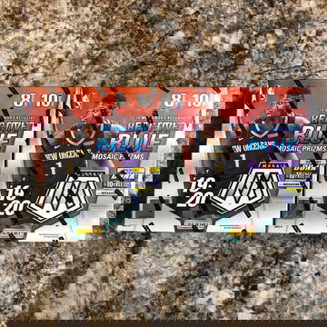 2019-20 Panini Mosaic Mega Box X2