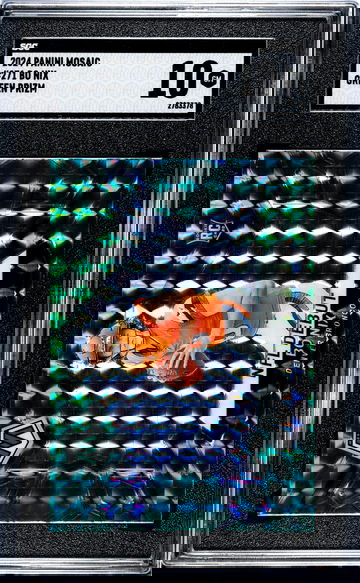 2024 Panini Mosaic #271 Bo Nix Green Prizm SGC 10