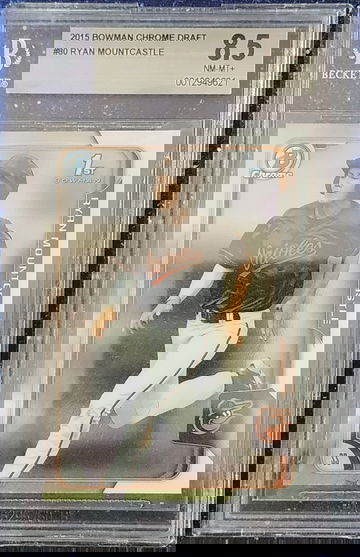 2015 Bowman Chrome Draft #80 Ryan Mountcastle BGS 8.5