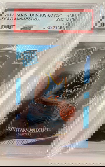 2017 Donruss Optic Donovan Mitchell Rookie PSA 10