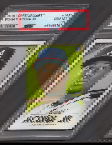 2018 Topps Gallery #140 Ronald Acuna Jr PSA 10 RC Rookie Braves