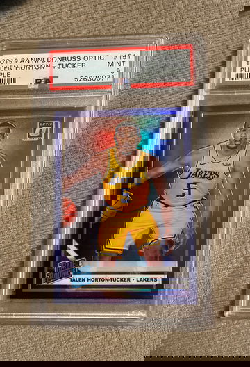 2019 Purple Optic Talen Horton Tucker PSA 9