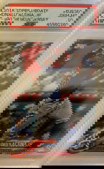 2018 Topps Update Ronald Acuna Jr #US250 PSA 10