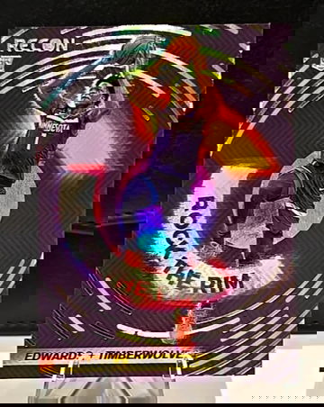 2020-21 Recon  Anthony Edwards  Rock The Rim SP Holo  Rookie Rc  Timberwolves #8