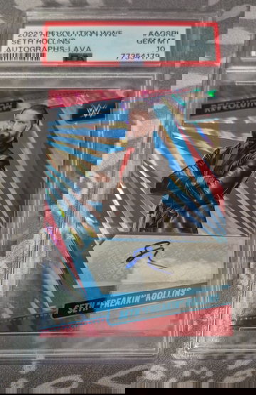 Seth rollins Revolution /10 auto