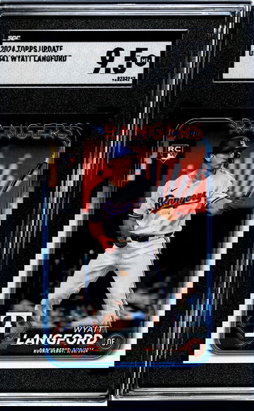 2024 Topps Update #US341 Wyatt Langford SGC 9.5