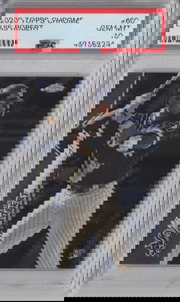 2020 Topps Chrome Luis Robert PSA 10