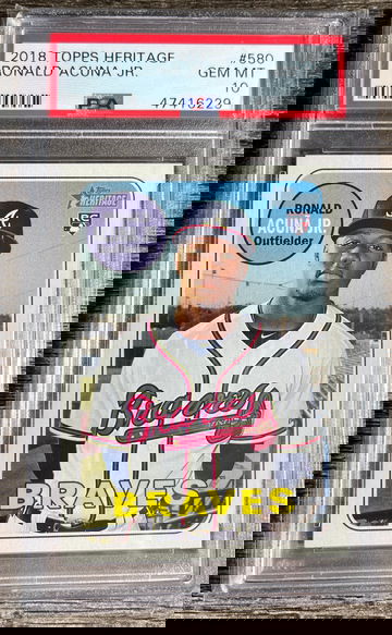 2018 Topps Heritage Ronald Acuna Jr RC