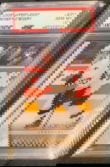 2005 Sidney Crosby Upper Deck Young Guns PSA 10