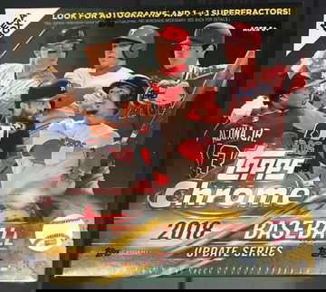 2018 Topps Chrome Update Baseball Mega Box Sealed