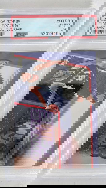 2006 Topps TIM DUNCAN "Own the Game" Insert PSA 9 MINT 