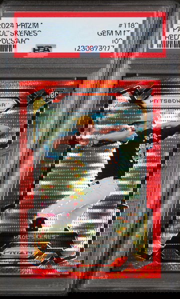 2024 Panini Prizm Red Pulsar Paul Skenes #118 /399 PSA 10