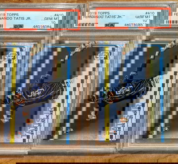 (2) 2019 Topps Series 2 Fernando Tatis Jr. 410 PSA 10