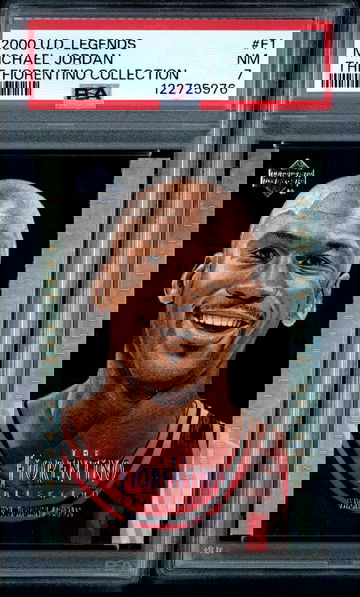 2000-2001 Upper Deck Legends Michael Jordan Fiorentino Collection PSA 7