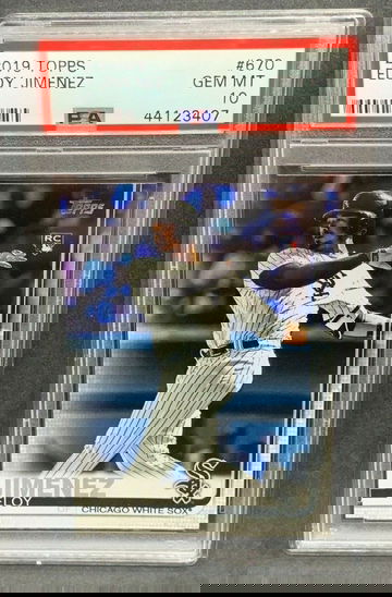 2019 Topps #670 Eloy Jimenez PSA 10 Gem Mint RC Chicago White Sox