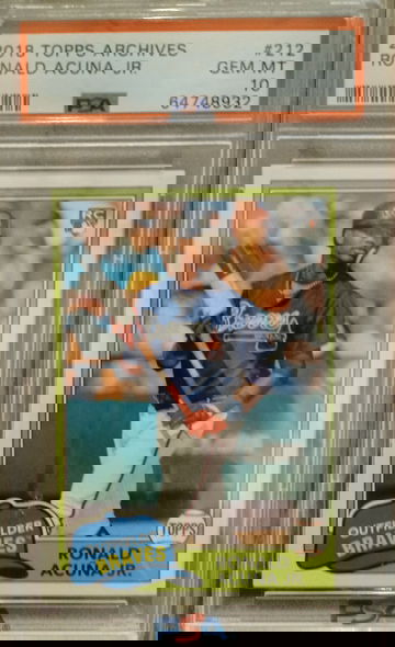 2018 Topps Archives Ronald Acuna Jr. RC #212