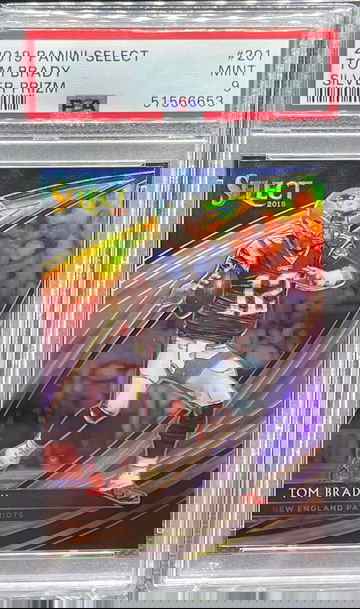 Tom Brady 2019 Select Silver Field Level PSA 9