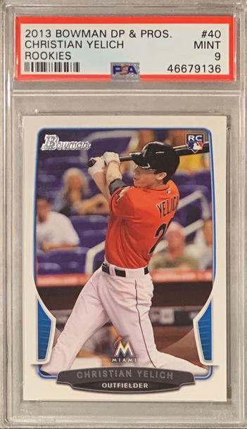 2013 Bowman Draft Picks & Prospects Christian Yelich RC