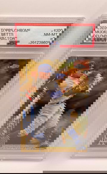 2020 Topps Chrome #100 Gold Refractor Mookie Betts /50