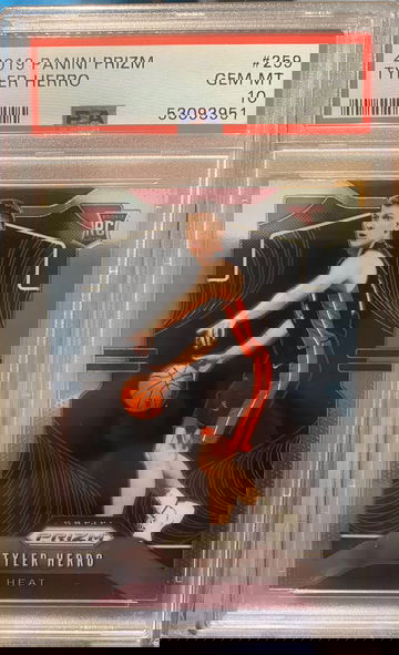 2019 Tyler Herro prizm #259 gem mint 10 psa