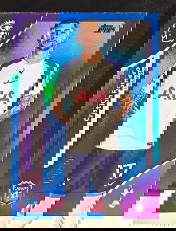 2025-26 Topps Premier League  CRISTIAN ROMERO  /150  Blue Rainbow SP  Tottenham