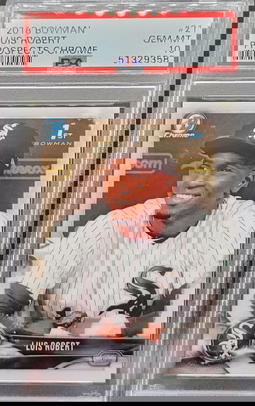 2018 Bowman Prospects Chrome Luis Robert #21 PSA 10 Gem Mint