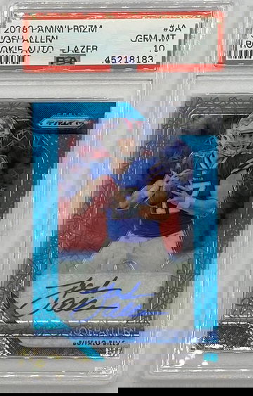 2018 Panini Prizm Josh Allen Lazer Rookie Auto PSA 10