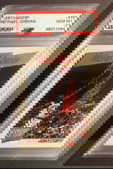 1991 Michael Jordan Supreme Court NBA Hoops #455 PSA 10 GEM MINT