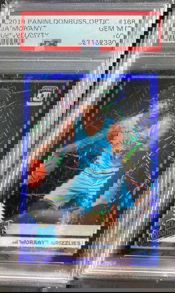 2019 Optic Ja Morant Blue Velocity PSA 10
