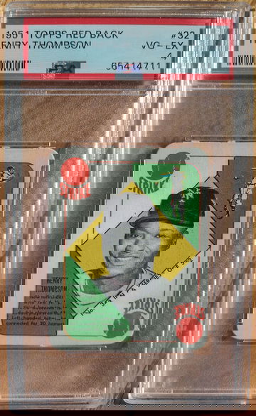 1951 Topps Red Back Henry Thompson PSA 4