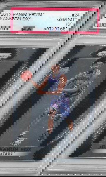 2017 De'Aaron Fox Prizm PSA 10