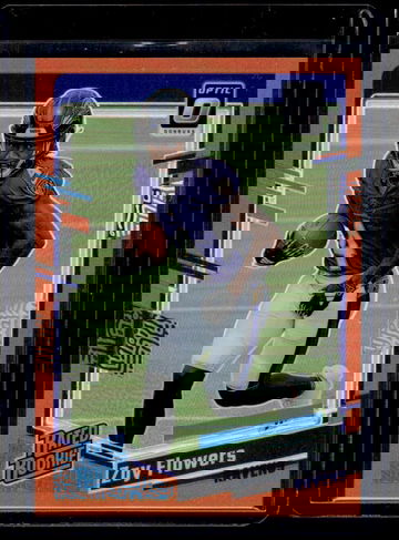 2023 Panini Donruss Optic Orange Zay Flowers #210 RC /249