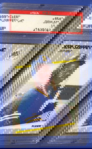 1989 Fleer #548 Ken Griffey Jr. PSA 10 Gem Mint rookie