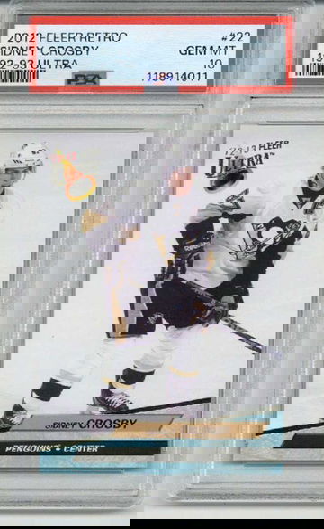 2012 FLEER RETRO 1992-93 ULTRA #22 SIDNEY CROSBY PENGUINS PSA 10 LOW POP RARE