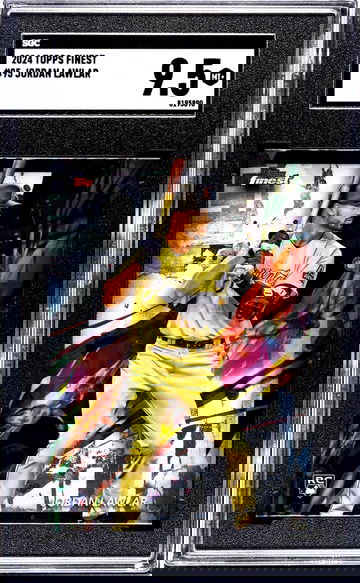 2024 Topps Finest Jordan Lawlar #95 RC SGC 9.5