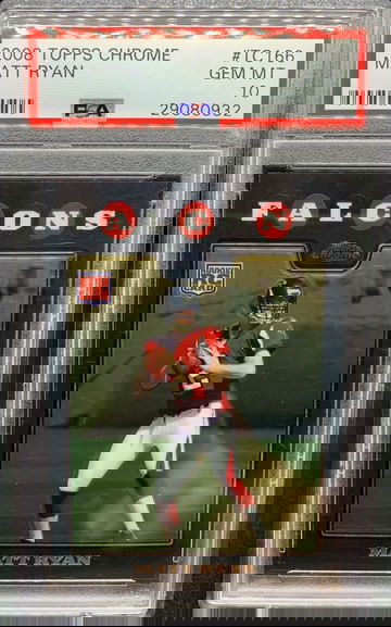 2008 Topps Chrome Matt Ryan - PSA 10