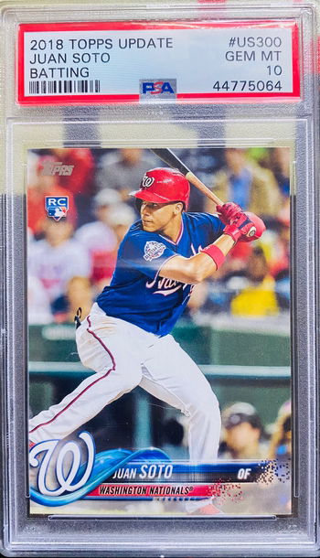 2018 Topps Update Juan Soto RC PSA 10