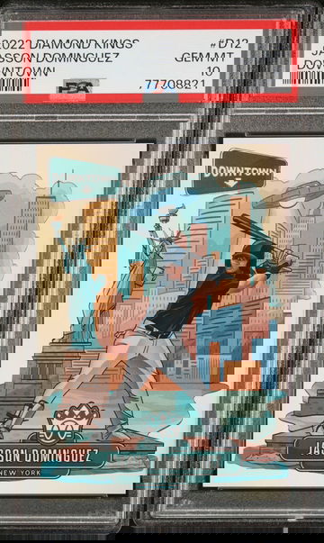 2022 Panini Diamond Kings Downtown Jasson Dominguez #D12 PSA 10