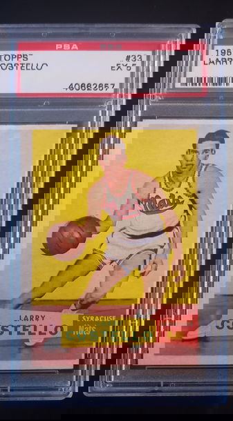 1957 TOPPS LARRY COSTELLO #33 PSA 5