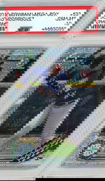 Julio Rodriguez 2019 Bowman Chrome Mega Box Refractor PSA 10 Mariners