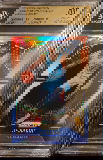 2019-20 PANINI PRIZM JA MORANT RWB PRISTINE