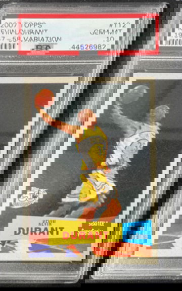 2007-2008 Topps Kevin Durant Variation 57-58 PSA 10 Gem Mint 💎 