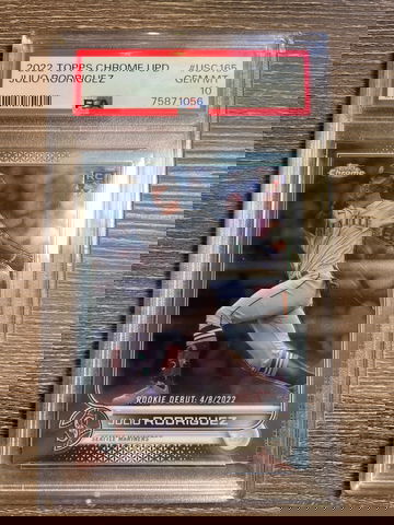 2022 Topps Chrome Update - Rookie Debut #USC165 Julio Rodriguez RC PSA 10 GEM