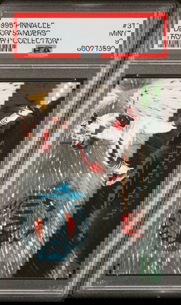 1995 Pinnacle Deion Sanders Trophy Collection PSA 9