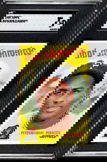 1959 Topps #478 Roberto Clemente SGC 7