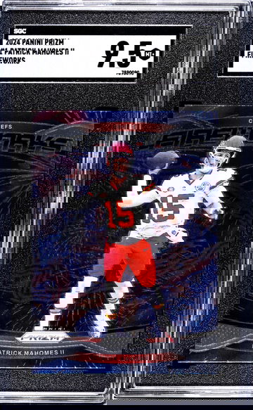 2024 Panini Prizm Fireworks Patrick Mahomes II #1 SGC 9.5