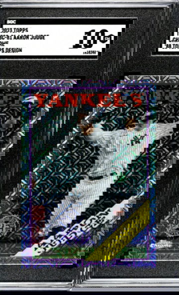 2023 Topps Chrome #T88C-81 Aaron Judge 1988 Topps Design