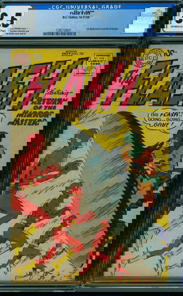 FLASH #109, CGC 3.5 VG-